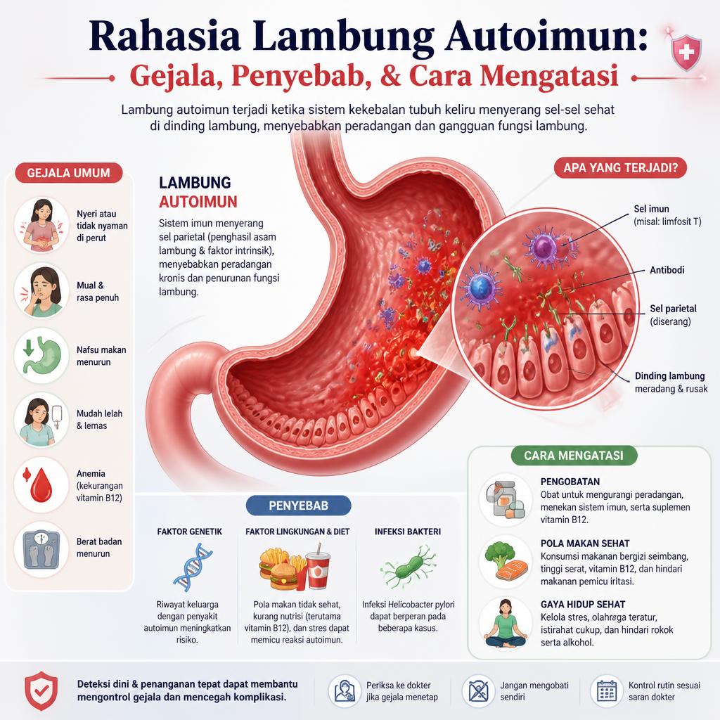 Rahasia Lambung Autoimun: Gejala, Penyebab, & Cara Mengatasi